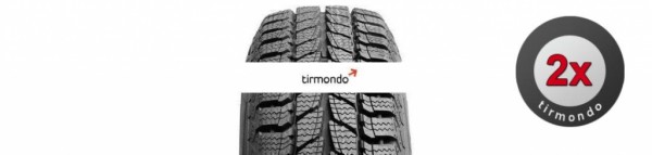 2x 165/70R14 UNIROYAL SNOW2 89