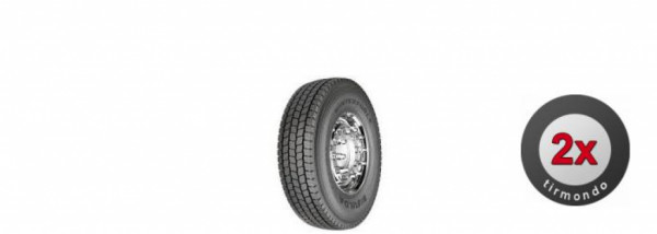 2x 315/80R22.5 FULDA WINTERFORCE 156K/L