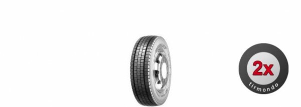 2x 235/75R17.5 DUNLOP SP444 132