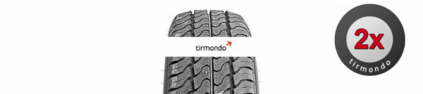 2x 205/75R16 DUNLOP ECONODRIVE 110R