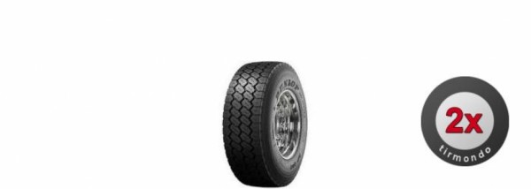 2x 425/65R22.5 DUNLOP SP281 165