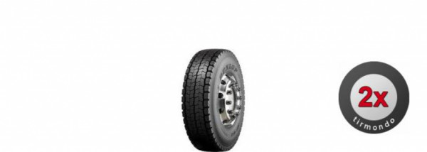 2x 295/80R22.5 DUNLOP SP462 152L