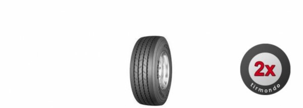 2x 245/70R17.5 CONTINENTAL HTR2 143