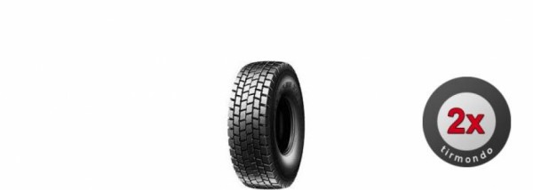 2x 265/70R17.5 MICHELIN XDE1